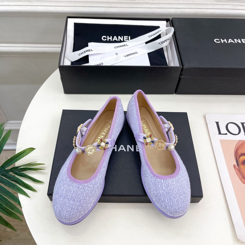 Ch*el flat shoes